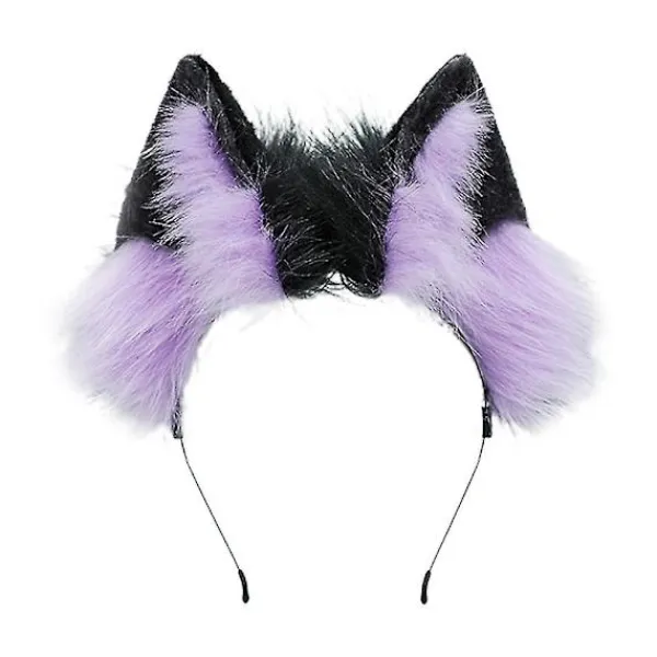Räv Varg Katt Hund Öron Pannband Hårband Halloween Kostymfest Huvudbonad Present Style 3> Huvudbonader