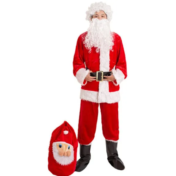 Santa Claus Fake Skägg Vit Skägg Dress Up Rekvisita> Tillbehör