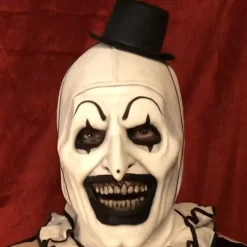 Själsbrytande clownmask Halloween smink bal rekvisita latex skräck><noscript><img width=
