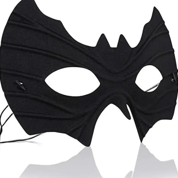 Skeleteen Fladdermus Ögonmask Kostym - Superhjälte Svart Fladdermusmask Utklädningskostym Tillbehör För En> Masker