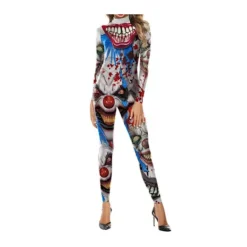 hhu Skelettdräkt för vuxna och barn, dam, självlysande skelettdräkt, Halloween-maskerad, rollspel, cosplay {HH} 130> Dräkter
