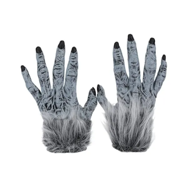 Smiffys Unisex Vuxen Varulv Fuskpäls Halloween Kostymhandskar One Size> Tillbehör