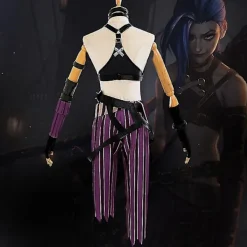 Snabb Leverans Lol Jinx Cosplay Kostym Uniform Kläder League Of Legend - Perfekt Endast Peruk -XM3- One Size> Peruker