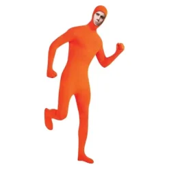 Spandex Helkroppsdräkt med Ansiktsöppning för Halloween, Häxa och Halloweenfest, Present {FY} S-（150cm）> Dräkter