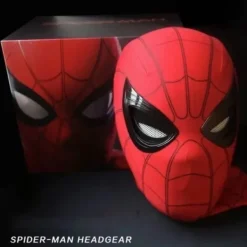 Spider-Man 1:1 Fjärrkontroll Elastisk Mask med Rörliga Ögon för Cosplay> Masker