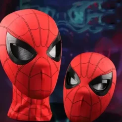 Spider-Man 1:1 Fjärrkontroll Elastisk Mask med Rörliga Ögon för Cosplay><noscript><img width=