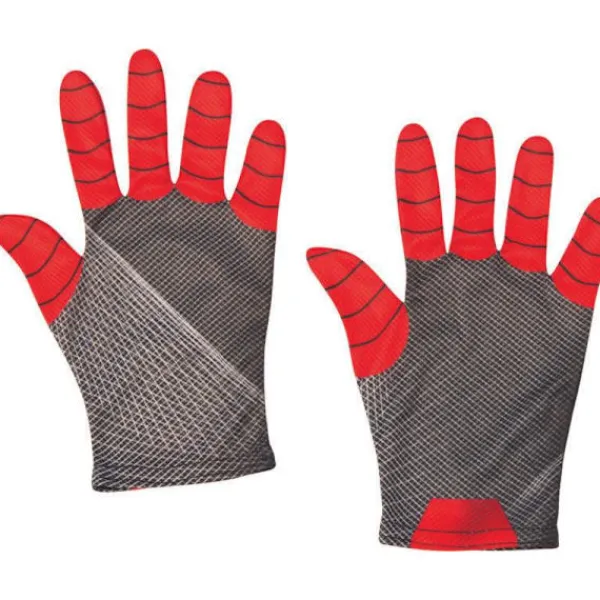 Rubies Spiderman handskar i tyg (6+ år) barnstorlek avengers barn> Tillbehör