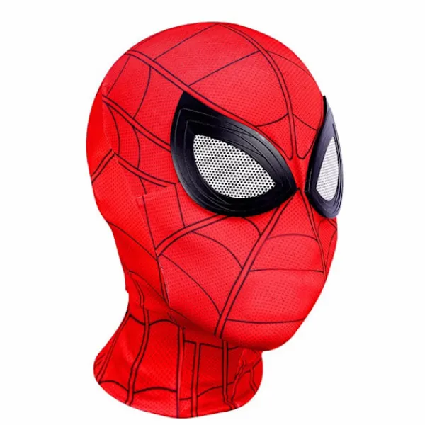 Holocky Spiderman-mask med lysande ögon, Superhjältemask för barn/vuxna> Masker