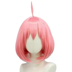FMYSJ Spyfamily Anya Peruk Dam Rosa Bob Kort Hår Peruker Cosplay Party Hela Huvudet Peruker Tw (FMY)> Peruker