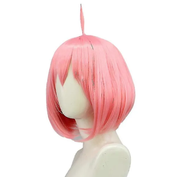 FMYSJ Spyfamily Anya Peruk Dam Rosa Bob Kort Hår Peruker Cosplay Party Hela Huvudet Peruker Tw (FMY)> Peruker