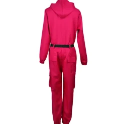quid Game Coplay Jumpuit & Mak Halloween Outfit - torlek [JR] triangle> Dräkter