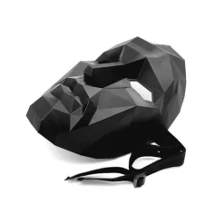 Squid Game Front Man Cosplay Halloween Mask Svart s> Masker