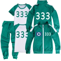 Squid Game, träningskläder, komplett set med nummer -FD- 170><noscript><img width=