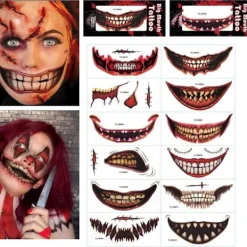 Otego 12st Halloween - Sårtatuering - Muntatueringar - Tatuering> Smink