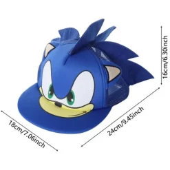 Söt tecknad mössa Sonic The Hedgehog mössa> Huvudbonader