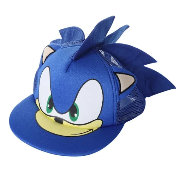 Söt tecknad Sonic The Hedgehog-keps> Huvudbonader