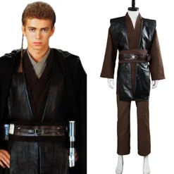 EURL Star Wars Anakin Skywalker Cosplay Kostym för Män Halloween Karneval Party Outfit {ee} M> Dräkter