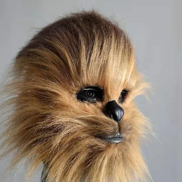 Star Wars Chewbacca Cosplay helmask Chewie Halloween Carnival Maskerad Mask Festrekvisita Presenter> Masker