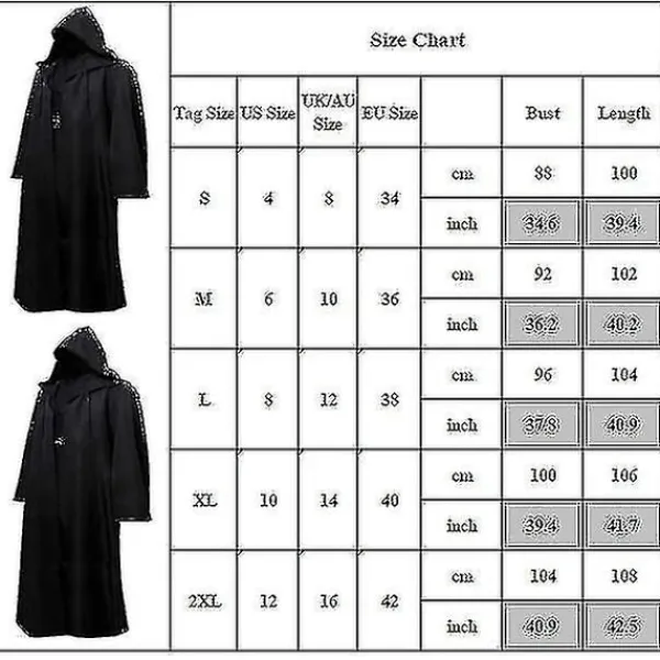 KOOLMEI Star Wars Jedi Darth Vader Kappa Cape Cosplay Kostym Fancy Carnival Party one size> Dräkter