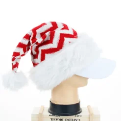Stickad tomteluva, julmössa för vuxna, unisex vit Comfort Plus><noscript><img width=