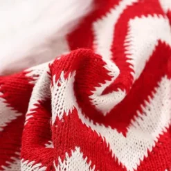 Stickad tomtemössa, julmössa för vuxna, unisex vit Comfort Plus[SL]> Huvudbonader