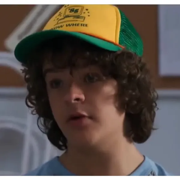 Stranger Things 4 Cosplay Kostym Basebollkeps (grön)> Huvudbonader