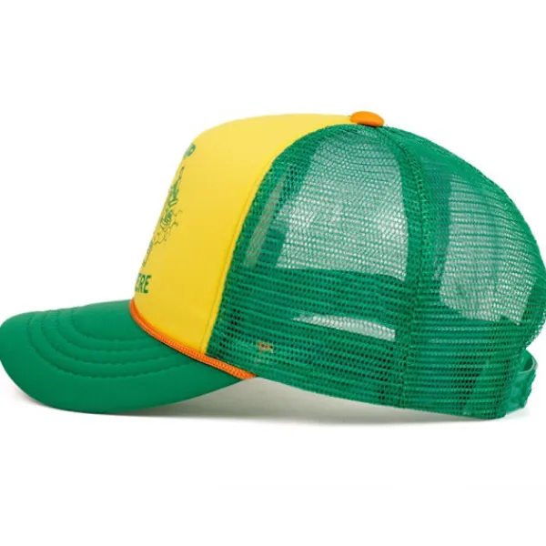 Stranger Things 4 Cosplay Kostym Basebollkeps (grön)> Huvudbonader