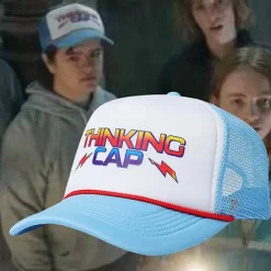 Stranger Things 4 Hellfire Club Dustin Cosplay Hat Thinking Cap> Huvudbonader
