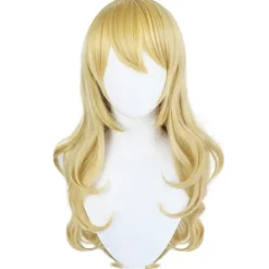 Super Mario Bros Film Cosplay Blond Anime Peruk Prinsessan Peach> Peruker