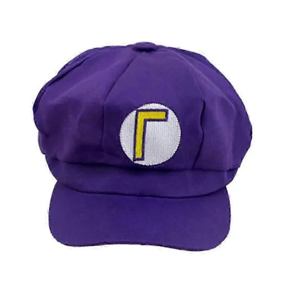 Super Mario Bros Luigi Wario Waluigi Hatt Keps Maskerad Anime Cosplay Kostym Party Vuxen Kreativa Gåvor> Huvudbonader