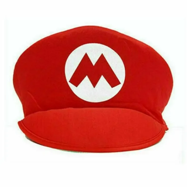 Super Mario Bros. Vuxen Herr Cosplay Kostym Röd L Röd L L> Dräkter