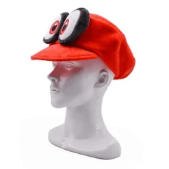 Super Mario Odyssey Cappy Hatt Cosplay Kostym Tillbehör Barn Vuxen Anime Unisex Rollspels Hatt><noscript><img width=