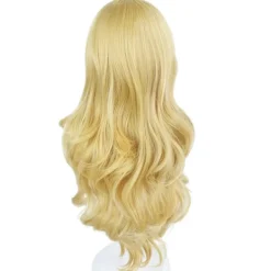 FMYSJ Super Mario Prinsessa Peach Blond Långt Hår Peruk Halloween Party Cosplay Peruk (FMY)><noscript><img width=