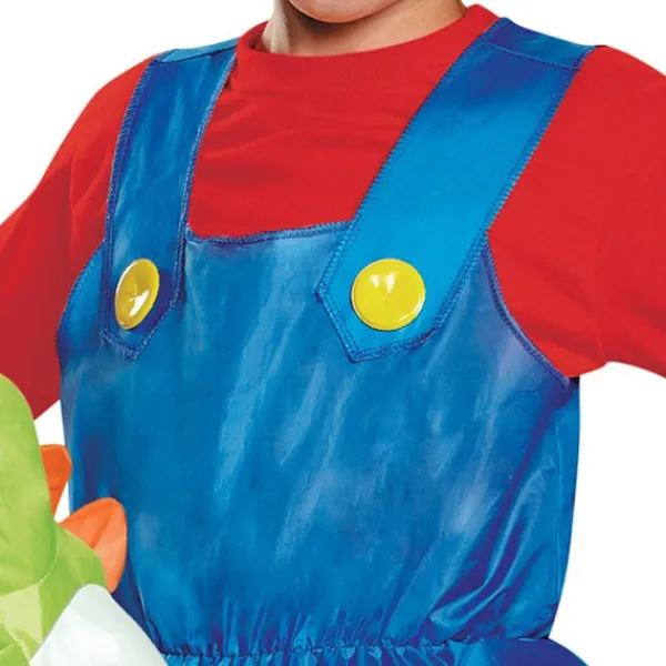 Super Mario Uppblåsbar Kostym, Mario Rider På Yoshi Barn One Size_tfrf 1> Dräkter
