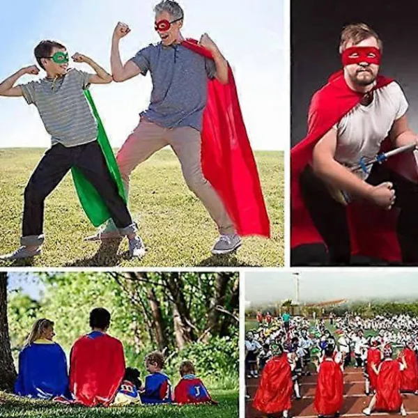 unbranded Superhjältekåpor och masker för vuxna - Halloweenkostymer Vuxenkappa Superhjältefestkåpor> Tillbehör