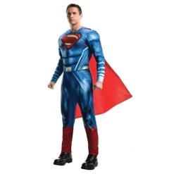 Rubies Superman justice league vuxen dräkt med mask stålmannen> Dräkter
