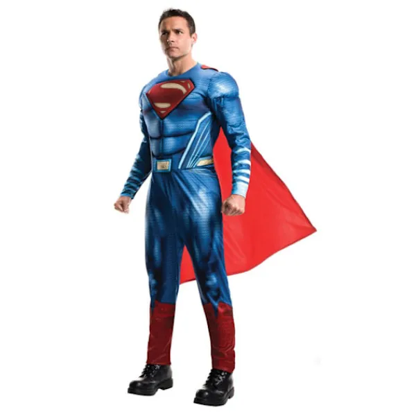 Rubies Superman justice league vuxen dräkt med mask stålmannen> Dräkter
