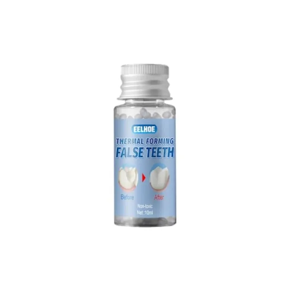 Superstarkt plasttandlim, superstarkt naturligt harts proteslim, tillfällig sminkreparation trasig glugg protes fast lim 20g> Tillbehör
