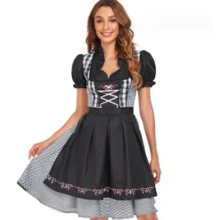 Svart Dam Munich Oktoberfest Klänning[JUN] M> Dräkter