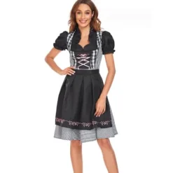 Svart Dam Munich Oktoberfest Klänning[JUN] M> Dräkter