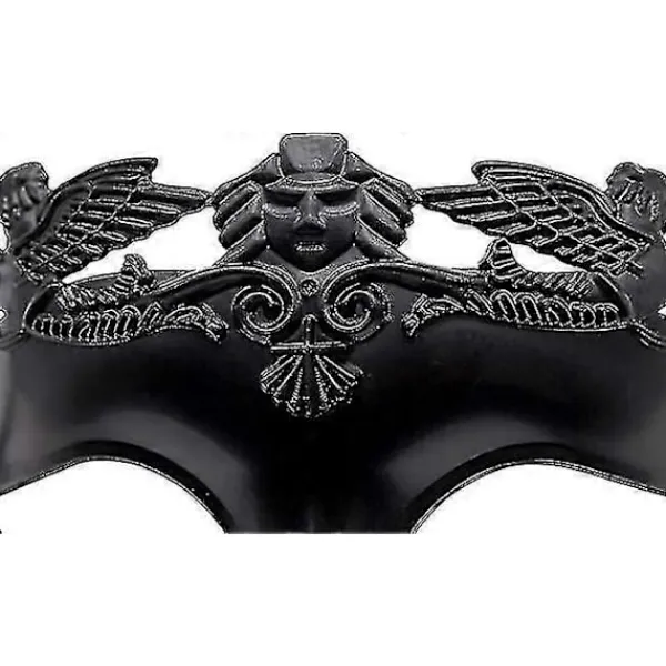 Svart Maskeradmask för Män - Romersk Grekisk Mytologi Ventiansk Mask Halloween Cosplay Karneval> Masker