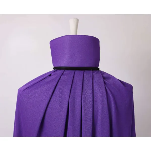 Svart och röd vändbar cape Halloween Cape Vampyrdräkt Maskerad Dracula Magiker Djävul Cosplay Vuxen Barn Lila och Svart Ståkrage 120CM/47"—yux 120CM/47" | Fyndiq> Dräkter