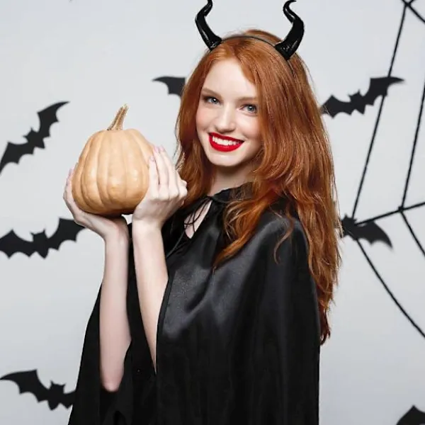 Svart Pannband Svart Pannband Svart Pannband Horn Pannband Halloween Ond Hårband Halloween Party Cosplay> Huvudbonader