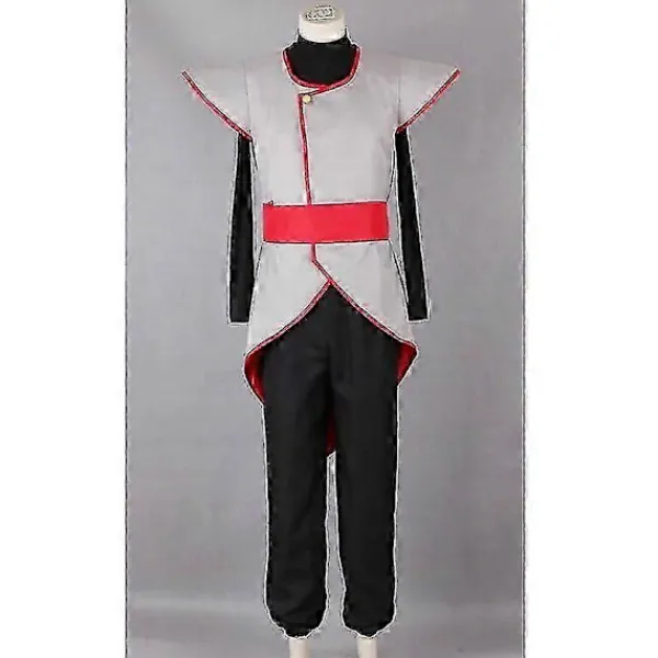 Svart Zamasu Sammanslagen Potara Fusion Cosplay Kostym Outfit Komplett Set S-xl WHBYV> Dräkter