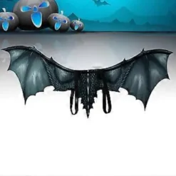 Svarta Halloween Drakvingar Cosplay Performance Rekvisita Dekoration Scen Icke-vävda Vingar Rekvisita för Vuxna-FS-> Tillbehör