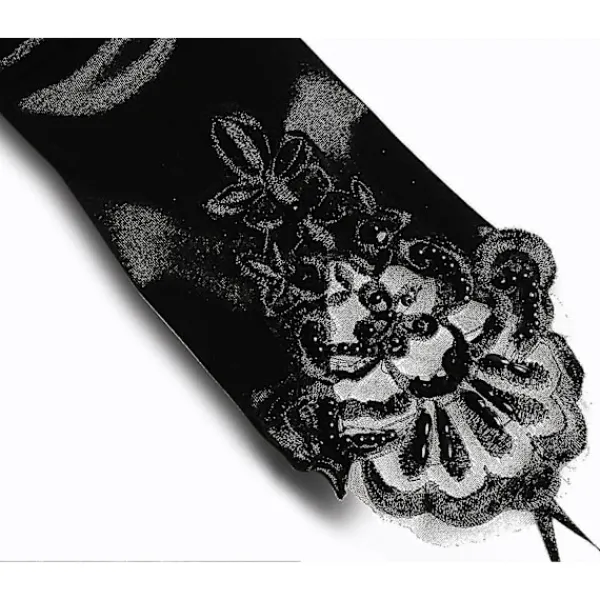Svarta Handskar Långa Handskar 1920-tals Tillbehör Kostym Fingerlösa Handskar För Kvinnor Ryta 20-tals Tillbehör Klassiska Satin Armbågslånga Handskar (s12) | Fyndiq> Tillbehör