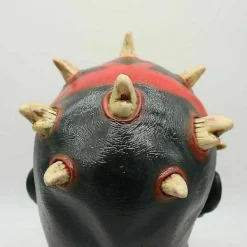 Szsh Star Wars Darth Maul Deluxe Vuxen Ondskefull Läskig Kostym Mask Latex Halloween Party><noscript><img width=