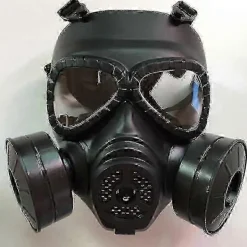 Taktisk Svart Gasmask - Militär Respirator för Utomhus Ansiktsskydd.> Masker