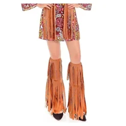 70-tals Hippiefest Retro Kostym med fransväst + byxor + halsduk Rosa-FM- XXL><noscript><img width=