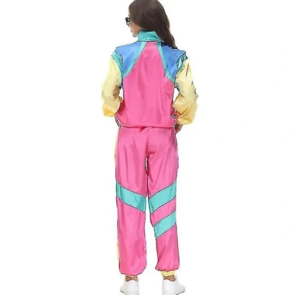 80-tals/90-tals Retro Träningsdräkt, Shell Jumpsuit Party Kostym Män MAN M> Dräkter